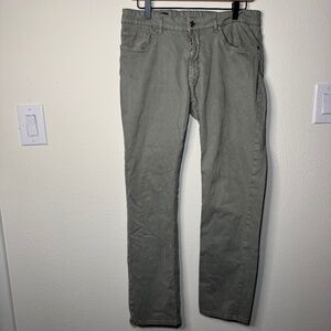 Peter Millar Pants Men's Size 33 Green Grey Five Pocket Casual Preppy Classic